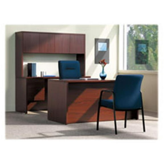 Credenza, Left Single Ped, for F, 72 in. x 24 in. x 29.5 in., Mahogany