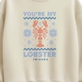thumbnail image 2 of Friends - You're My Lobster Ugly Sweater - Women's Oversized Fleece Crew Sweatshirt, 2 of 4