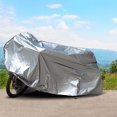 thumbnail image 4 of Universal Motorcycle Cover, All-Season Waterproof Sun Rain Protection, 90.5x51 Inches Size for Scooters and Bikes, Durable EVA Material, 4 of 9
