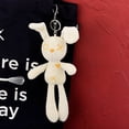 thumbnail image 3 of Cute Plush Bunny Keychain, Soft Rabbit Keyring Pendant for Girl, 3 of 4