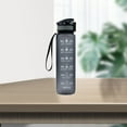thumbnail image 2 of Bouteille d'Eau Réutilisable Pichet Intérieur Mise en Forme Camping 34oz Gris, 2 of 7