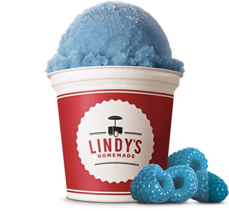 Lindy’s Homemade Gluten Free Blue Raspberry & Cherry Italian Ice Cups, 6 fl oz, 6 Count (36 fl oz) – Fat Free 110-120 Calorie Ice Cream Alternative