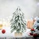 thumbnail image 4 of Mini árbol de Navidad de pino blanco con base de madera de 19-29 cm | Decoración navideña de mesa | Pequeño árbol de Navidad artificial para escritorio, repisa, centro de mesa, decoración de, 4 of 6