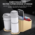 thumbnail image 4 of Car Armrest Storage Box Car Console Organizer with 2 Cup Holder Water Cup Holder Multifunctional Portable Large Capacity Automotive Car Seat Organizer for Car Auto Drink Holder, 4 of 10