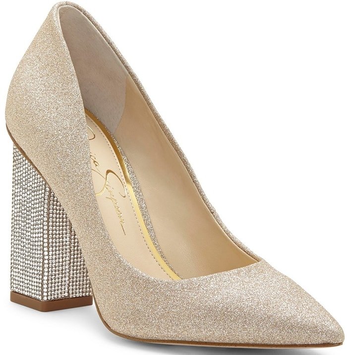 jessica simpson champagne heels