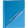 thumbnail image 2 of Clear Front Report Cover, Tang Fasteners, Letter Size, Light Blue, 25/Box -UNV57121, 2 of 2