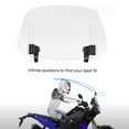 thumbnail image 3 of Becaristey Prolonger Rouler Durable Réglable Clip-on Moto Pare-Brise Extension Spoiler Confort Durabilité Transparent 1Set, 3 of 6
