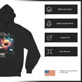 thumbnail image 6 of NASA Space Explorer Unisex Hoodie Universe Astronaut Galaxy Planet Saturn, 6 of 7