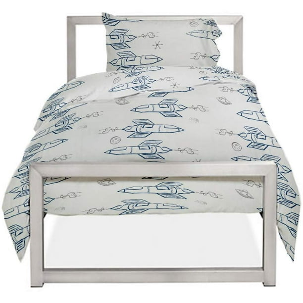 Where The Polka Dots Roam Twin Navy Rocket Ship Duvet Cover Set With 1 Pillowcase For Kids Bedding Double Brushed Microfiber 68 L X 86 W Com - Queen Size Rocket Ship Bedding Where The Polka Dots Roam Twin Navy Rocket Ship Duvet Cover Set With 1 Pillowcase For Kids Bedding Double Brushed Microfiber 68 L X 86 W Com - Queen Size Rocket Ship Bedding