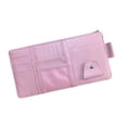 thumbnail image 3 of Car Sun Visor Pouch Interior Eyeglasses Bag RV Trailer Cards Mobile Phone Storage Holder Case Hanger Organizer Automobile Black, 3 of 7