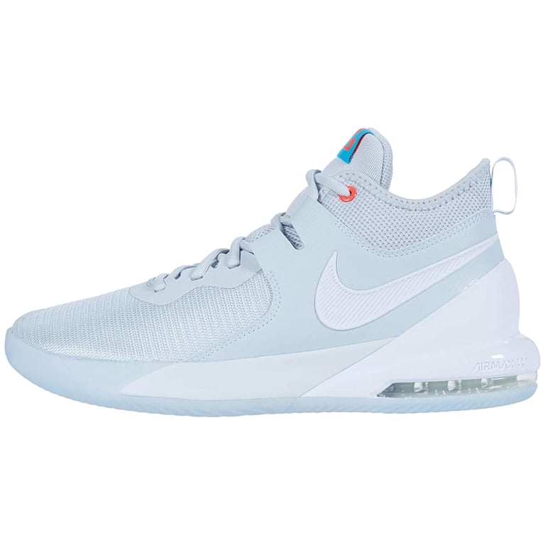 Nike Men’s Air Max Impact Athletic Sneakers Size 10, White, Blue, Bolt Amazon.com | Nike Air Max Bolt CW1627-004 Unisex-Child  main image 3