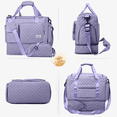 thumbnail image 3 of Gynky Travel Duffle Bag Weekender Bags for Women with Shoe Compartment Carry on Overnight Bag with Toiletry Bag Hospital Bag for Labor and Delivery Weekender Overnight Bag for Trave Sport Hospital, 3 of 8