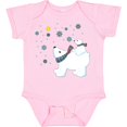 thumbnail image 3 of Inktastic Christmas Polar Bear and Cub with a star Boys or Girls Baby Bodysuit, 3 of 5