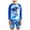 Sky Blue, variant on Swimwear for Toddler Boys Two Piece Rash Guard Swimsuits Kids Long Sleeve Sunsuit Swimwear Sets Sky Blue Size,4 Years