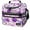 Floral Purple, variant on OPUX Lunch Box For Men Women, Insulated Large Lunch Bag Adult Work, Double Decker Lunchbox Meal Prep, Dual Compartment Leakproof Lunch Cooler, Soft Lunch Pail Tote Boys Girls Kids School, Black 12L