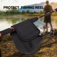 thumbnail image 2 of Cubierta De Carrete De Pesca, Resistente Al Agua Con Bolsa De Carrete De Cinta De Sujeción, Para Rueda De Pesca Giratoria, 2 of 8