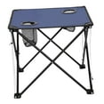 thumbnail image 4 of Colaxi Table de Camping Pliante Table à Manger de Camp Pliante 19"x19 Pouces avec Porte-Gobelets pour 1-2 Personnes pour Patio Randonnée Camping Extérieur BBQ Bleu, 4 of 8