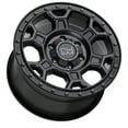 thumbnail image 2 of Black Rhino Midhill 16X8 5X160 45Et 71.5Cb Matte Black W/ Gunmetal Bolts Wheel, 2 of 3