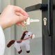 thumbnail image 5 of Llavero de peluche con la mascota del Año de los Caballos, ideal para colgar en mochilas, carteras o como decoración de regalo., 5 of 6