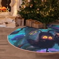 thumbnail image 5 of Balery Cute Fuzzy Fantasy Creatures Printed Christmas Tree Skirt , Merry Christmas Party Christmas Tree Decoration,Adjustable Tree Skirt-48", 5 of 6
