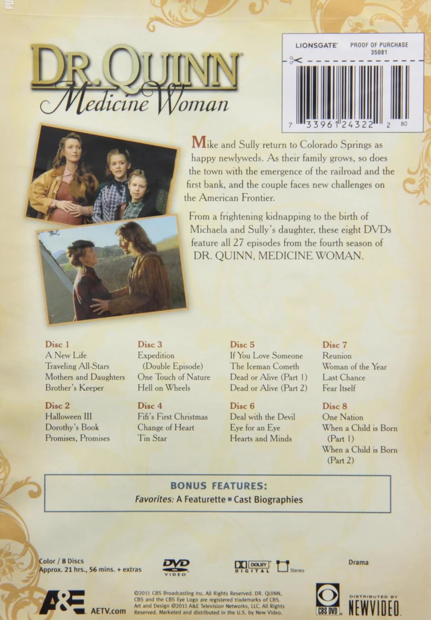 Dr. Quinn Medicine Woman Complete DVD Box Set, TV Series