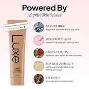 Luxe Changing Foundation for Medium Skin Tone with Essential Brush Set – Smooth, Buildable Coverage – Includes Professional Makeup Brush for Flawless Application