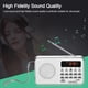 thumbnail image 4 of Mini Radio FM L-938, Altavoz Estéreo Portátil Digital, Reproductor de Audio MP3, Sonido de Alta Fidelidad, Pantalla de 1,5 Pulgadas., 4 of 5