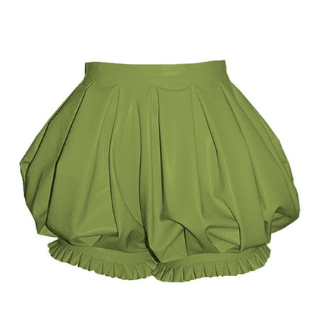 Womens High Waist Short Pants Party Shorts Shiny PVC Leather Lolita Bloomers Lingerie Costumes Accessory