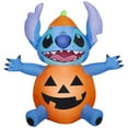 thumbnail image 1 of Stitch in Pumpkin Costume - Inflatable, 1 of 6