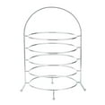 thumbnail image 1 of Decorative Dessert Display Cakes Stand Rack for Birthday Festival Anniversary 5 layer Argent, 1 of 8