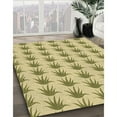 thumbnail image 3 of Ahgly Company Tapis d'Intérieur Lavables en Machine, Carrés Transitionnels Dorés Foncés, Carrés de 5', 3 of 7