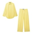 thumbnail image 3 of Yellow Striped Lounge Set (M, Yellow), 3 of 5