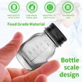 thumbnail image 5 of 1 count 1oz Glass  bottles 30ml with Black Screw Caps, Clear Glass Vials, Leak-Proof Glass Bottle Small Liquid Sample Vial, Leak-Proof Vial (1), 5 of 6