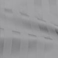 thumbnail image 2 of 100% Egyptian Cotton, Perfect for Camping Sheets, 300TC, Flat Sheet, Fitted Sheet with 12" Deep Pocket & 2 Pillowcases- Cot Sheet Sets 4 PC-Light Gray Stripe, RV Camper King Size, 2 of 5