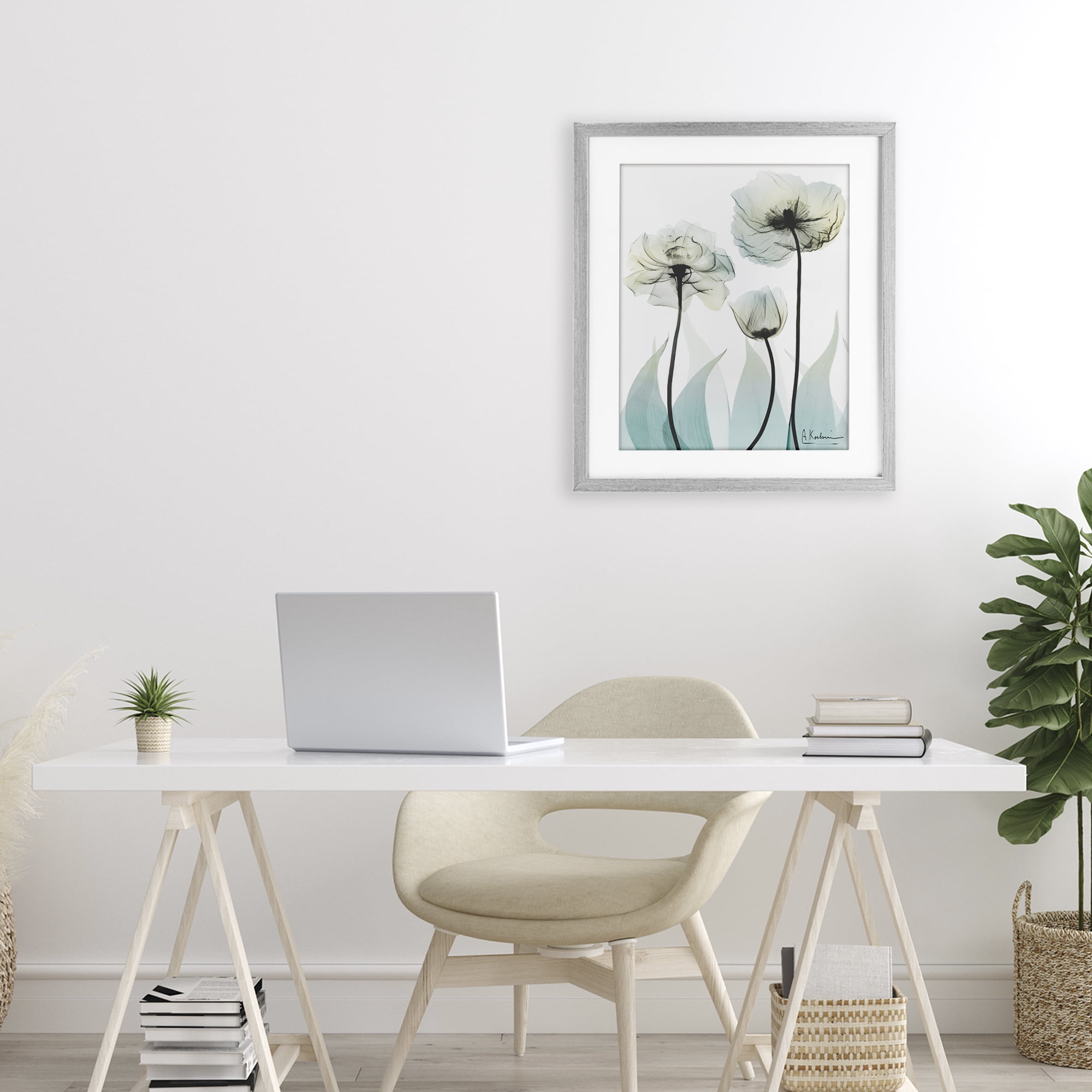 Stupell Industries Luxury Of Creation Gray Framed Print Under Glass, design by Albert Koetsier