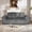 Gray, variant on Sonovafurn 76.4" Chenille Loveseat Sofa, Memory Foam & Pocket Spring Cushion, Ergonomic No Assembly Couch-in-a-Box Small Space Couch for Living Room, Gray