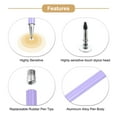 thumbnail image 4 of Unique Bargains 2pcs Stylus Pens for Touch Screens Magnetic 4 Fine Point Disc Universal Capacitive Pen Sensitivity Purple/Blue, 4 of 7