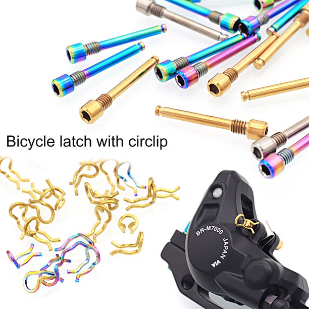 harmtty 2 Set/Box Bike Pin Circlip Electroplating High Strength