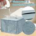 thumbnail image 3 of Funda para freidora de aire Uxcell 16" x 13" x 10" (LxAnxAl) - Funda a prueba de agua para freidora de aire, resistente al calor y al polvo para olla arrocera/licuadora/máquina de café, gris, 3 of 6