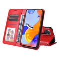 thumbnail image 5 of Funda tipo cartera GANGXUN para Xiaomi Redmi Note 11 Pro 4G/5G , diseño girasol, cuero PU, soporte, cierre magnético, tarjetero, 5 of 5