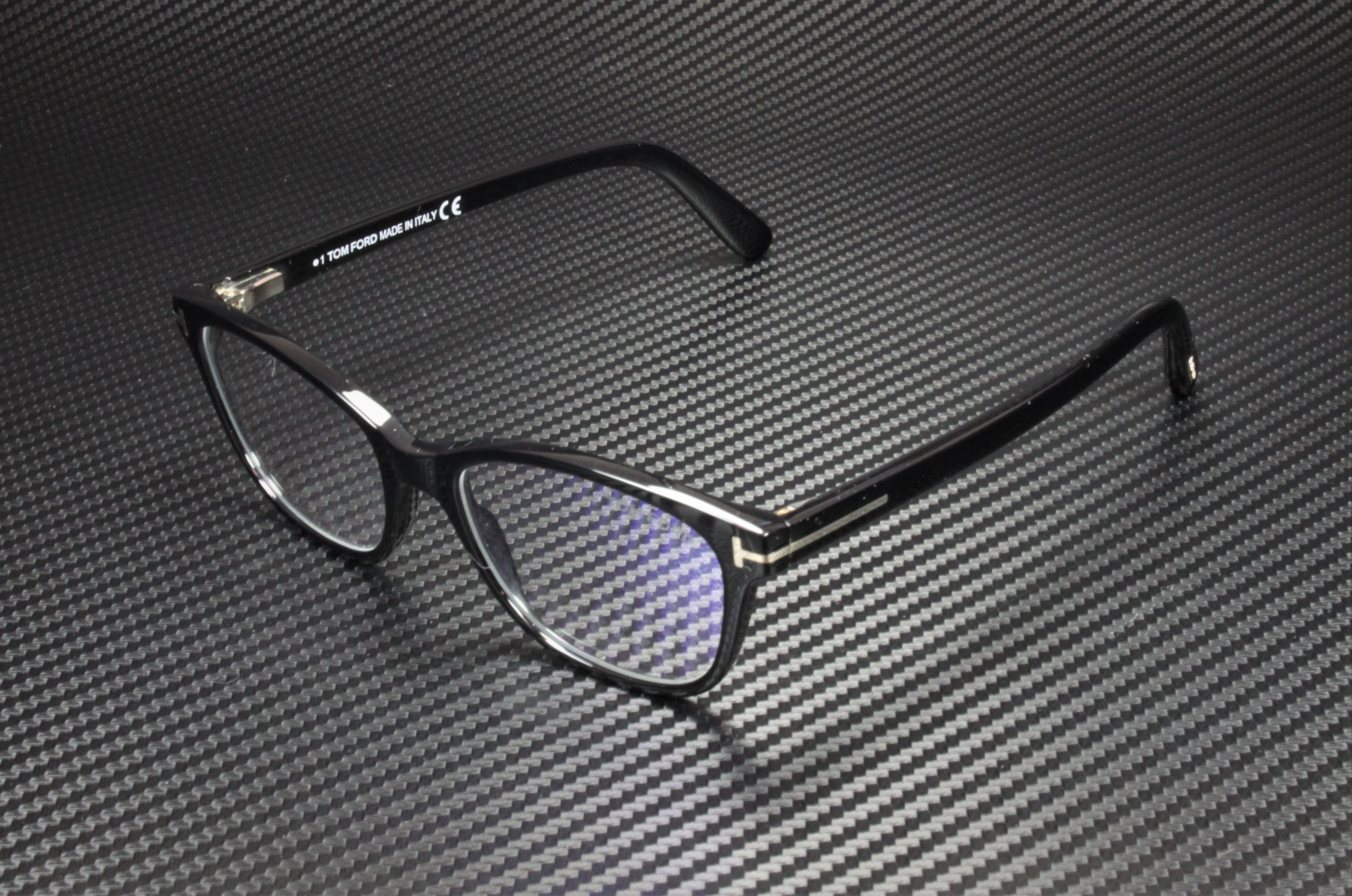 TOM FORD Eyeglasses FT5353 001 Shiny Black 54MM - Walmart.com display picture 2