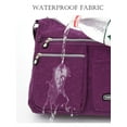 thumbnail image 6 of LAVA Nylon Crossbody Bag Women Purses Waterproof Shoulder Bags Casual Messenger Commuter Bag Hangbags for Travel Purple, 6 of 11