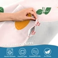 thumbnail image 3 of Yayeee Kitchen Curtains Tier Pair Light Filtering 27"x36" Rod Pocket Short Cafe Window Panel, Cartoon Citrus, 3 of 7