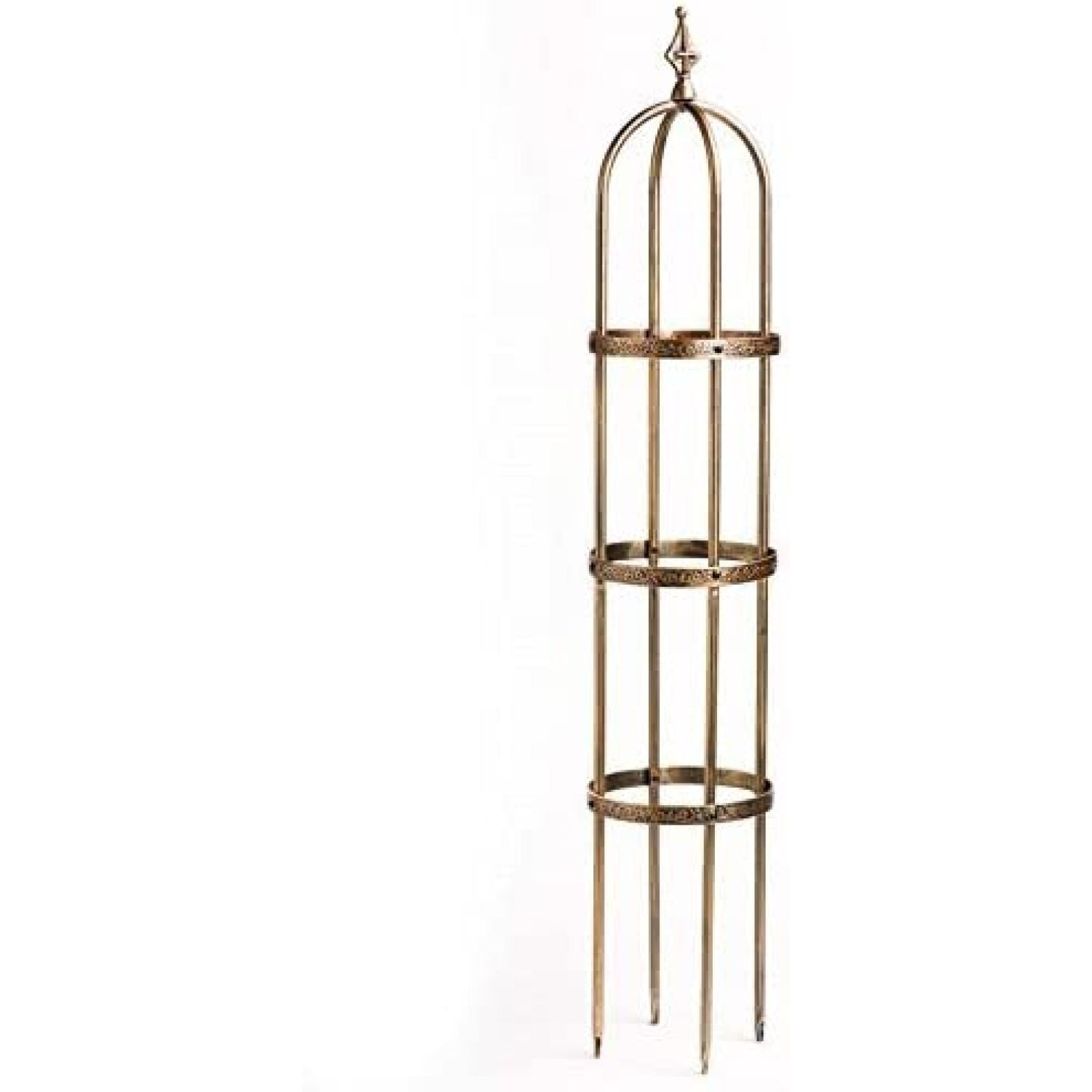 XINiHoXe Metal Garden Plant Obelisk Indoor & Outdoor Safe Powder