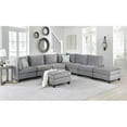 thumbnail image 2 of Bowery Hill Upholstery Velvet Fabric U-Shape 8Pc Modular Sectional Sofa with 2 Ottomans and 2 Accent Pillows, 2 of 6