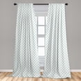 thumbnail image 5 of Ambesonne Retro Curtains, Minimalist Arrows, Pair of 28"x63", Pale Peach Turquoise, 5 of 5