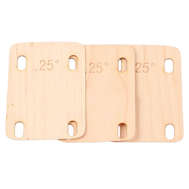 Electric Guitar Neck Shim, Maple Wood, Shock And Sound Absorption, Extending The Lifespan, Multi Functional Design, Suitable For Various Guitar Models And Sizes