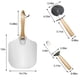 thumbnail image 4 of Pizza Peel Paddle Pizza Pala Espátula Set Pizza Cutter Server Aluminio Pizza Peel Con Mango De Madera Plegable Para Hornear Pizza Pan sonducket HA037176-00, 4 of 6