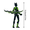 thumbnail image 3 of T13 Action Figure Robot,Stikbot Toys with Weapon Accessories, Titan 13 Action Figure,T13 Collectible Action Figure Articulated, The Ideal Gift for Holidays (Multi-Color), 3 of 5