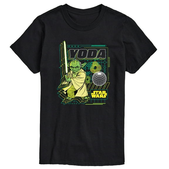 Star Wars - Digital Yoda - Men's Short Sleeve Tee